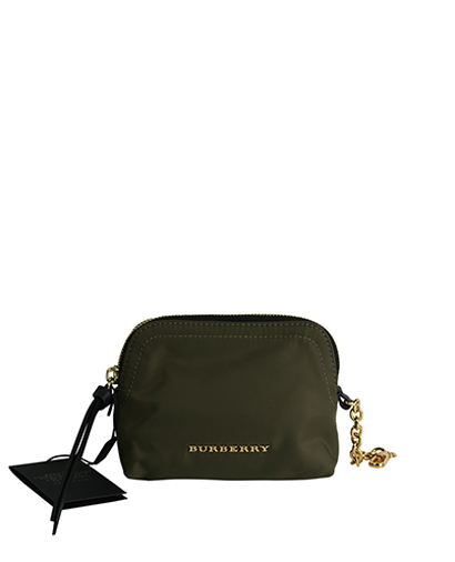 Burberry Zip-Top Technical Pouch, front view